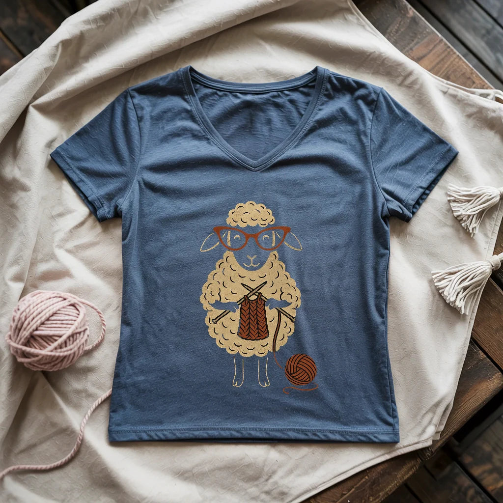 Knit Happens Lady V-neck