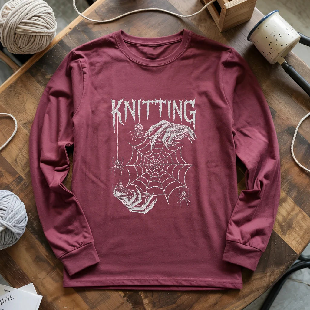 Gothic Knitter Long Sleeve T-shirt
