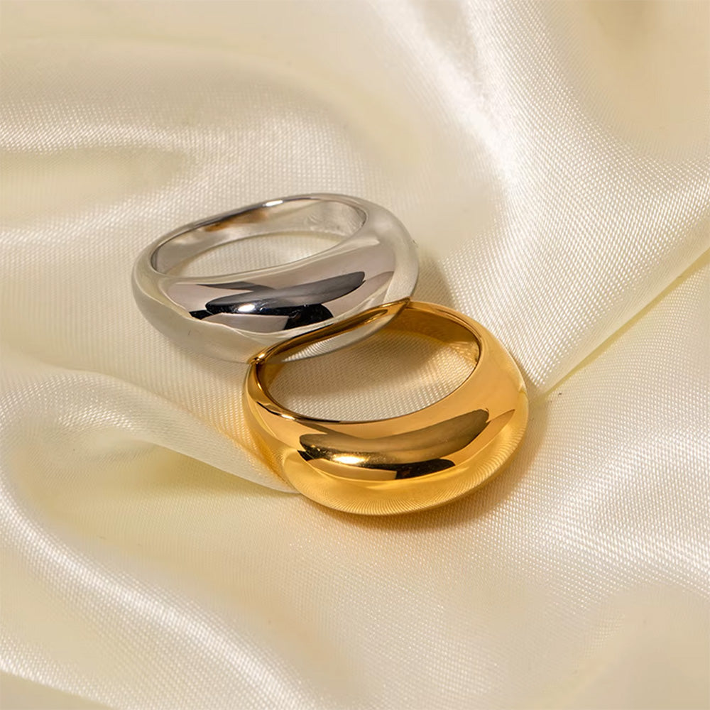 Minimalist Aesthetic Couple Rings