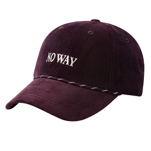 No Way Cord Baseball Cap