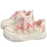 Pastel Aesthetic Star Sneakers