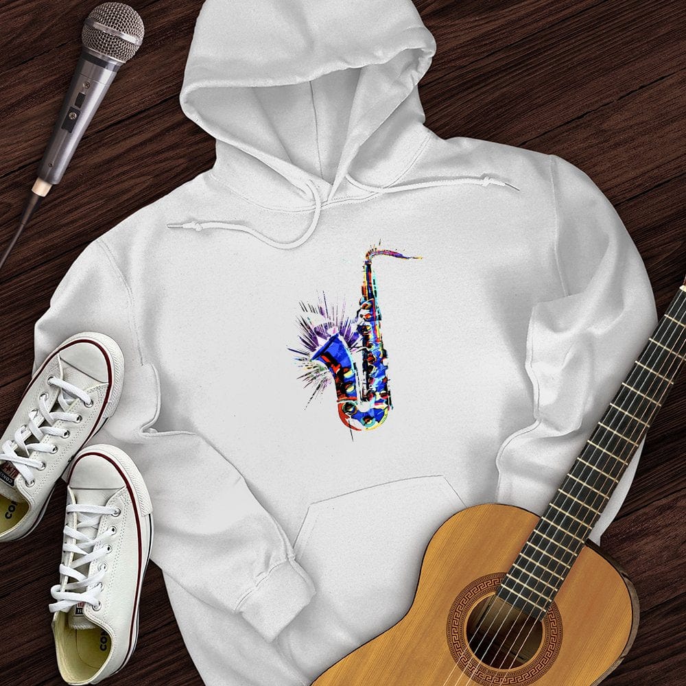Blue Jazz Sax Hoodie