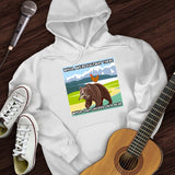 Chicken On A Bear Hoodie