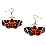 Red and Black Butterfly Earrings