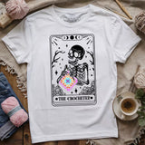 Skeleton Crocheter Tarot T-shirt