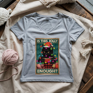Is This Jolly Enough Lady V-neck