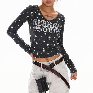 Star Girl Long Sleeve Top