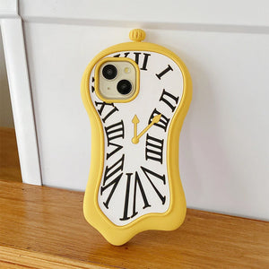 Surreal Melting Clock iPhone Case