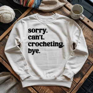 Crocheting. Bye Sweatshirt