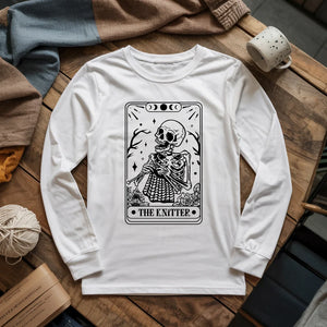 Knitter Tarot Card Long Sleeve T-shirt
