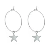 Star Girl Hoop Earrings